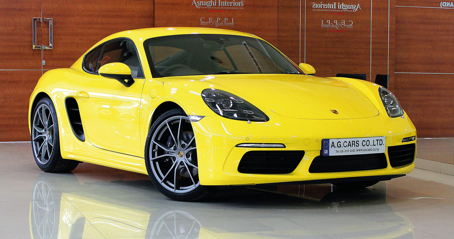 Porsche 718 Cayman Racing Yellow